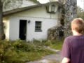 Haunted House man or ghost in doorway back in August