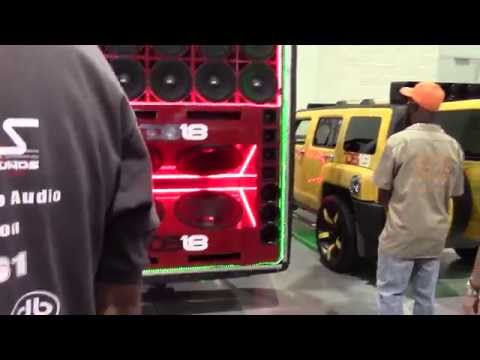 Crazy Loud Hummer Huge Bass Install DS18 Speakers SBN 2015