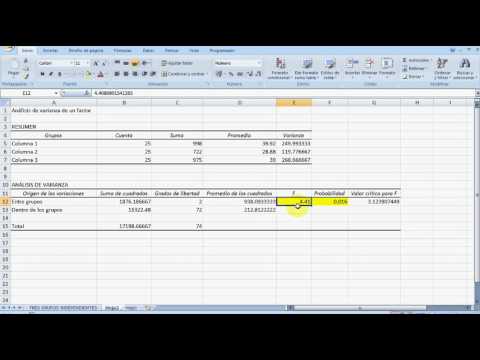 how to perform tukey test in excel