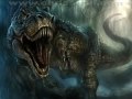 Painting T-rex... trying the Genius Tablet.