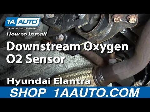 How To Replace Install Downstream Oxygen O2 Sensor 2001-06 Hyundai Elantra 2.0L