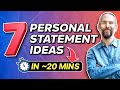 Craft A Unique Personal Statement To Show Your Personality