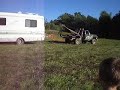 chevy pulling out a motor home