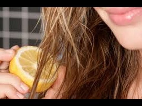 how to bleach hair with lemon juice