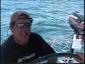 Fishing tuna of a sailboat