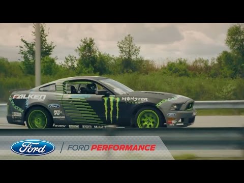 Jr. - Vaughn Gittin Jr. drifts the Ford Flat Rock assembly plant all the way from the assembly line to the test track, onto the shipping rail car. Starting in 2004...