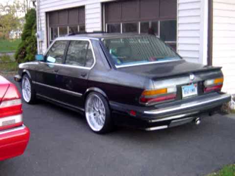 e28 - BMW E28 1987 535is with Work Rezax 19x9 Front and 19x10.5 Rears, Deep Dish . I need to lower the car in the front about 1 1/2
