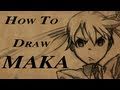 How To Draw Maka from Soul Eater