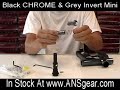 New Black Chrome & Gunmetal Invert Mini Paintball Guns