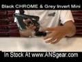New Black Chrome & Gunmetal Invert Mini Paintball Guns