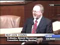 Rep. Don Young on the WRDA Veto Override Rep. Don Young on the WRDA Veto Override