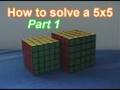 Rubik's 5x5 Tutorial - The Reduction Method (part 1)