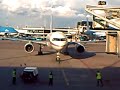 Royal Air Maroc arriving at the gate.