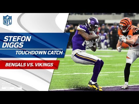 Video: Jerick McKinnon's Long Gain Leads to Stefon Diggs' TD Grab! | Bengals vs. Vikings | NFL Wk 15