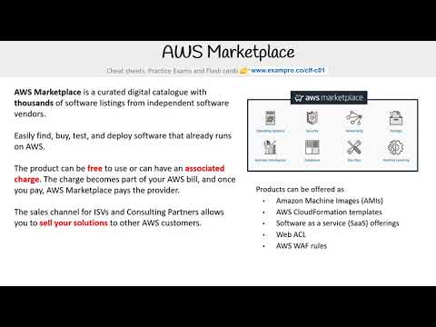 CLF-C01 — AWS Marketplace