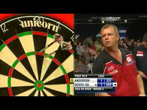 darter - AWESOME 9 DARTER! Gary Anderson 2012 uk open MUST WATCH! Gary Anderson pulling off an awesome 9 dart finish in the 2012 uk open! Please subscribe to see more...