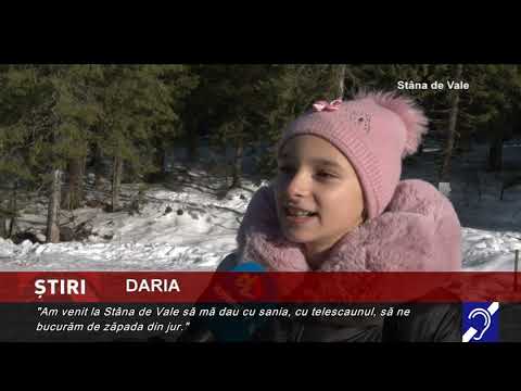 Straiele albe ale iernii, la Stâna de Vale