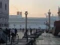 Venice - cruise ship goes up the Grand Canal