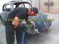 Soda blast your car