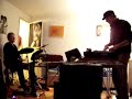 Jam session with DJ and E-drums
