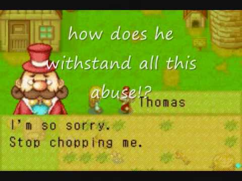 how to eat something in harvest moon gba