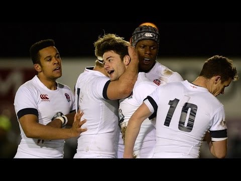 Nations - All the tries from England Under 20's emphatic ten-try 67-7 win against Wales U20s at Kingston Park, Newcastle on March 7, 2014.