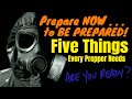 5 Things Every Prepper Needs