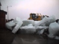 Kotzebue Alaska Ice pile up Front st. 2011 - YouTube