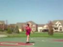 Amazing random half court shot