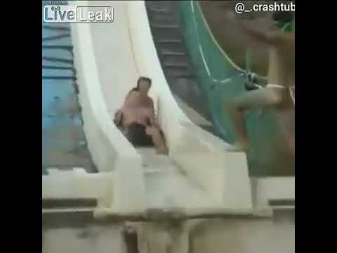 Hardcorowy zjazd dwóch typów do pustego basenu. To musiało się tak skończyć