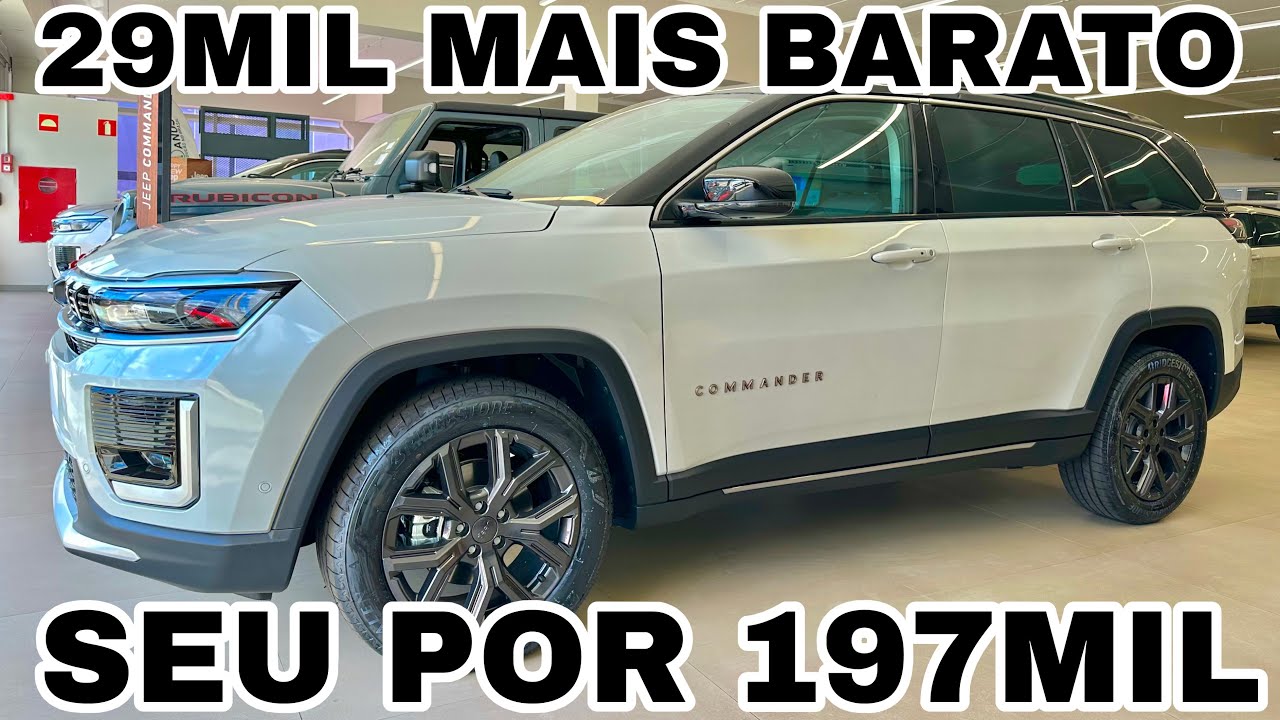 NOVÍSSIMO JEEP COMMANDER LONGITUDE VERSÃO DE ENTRADA JÁ 2026 | TIGGO 8 OU COMMANDER??