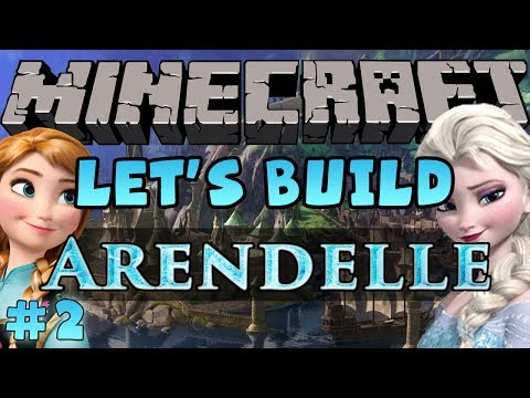 Minecraft Let's Build - Disney Frozen's Arendelle - #2