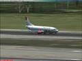 FSX B737-300 FROM VIVA AEROBUS LANDING AT CANCUN INT