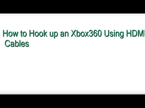 how to fit a hdmi cable with an xbox 360