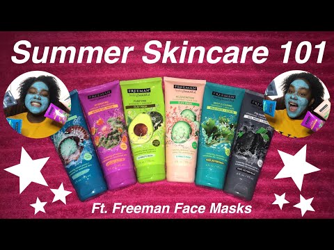 Summer Skincare Routine + Freeman Face Mask Collection