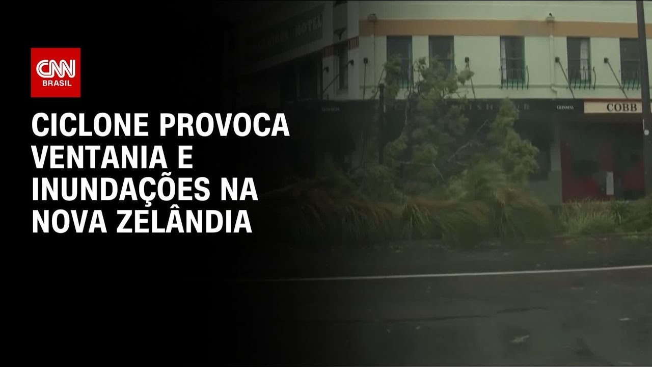 Nova Zelândia: Ciclone provoca ventos de 130 km/h | AGORA CNN