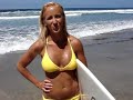 Swimsuit Bikini Model Chelsey at Moonlight Beach