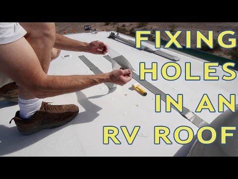 how to patch rv rubber roof