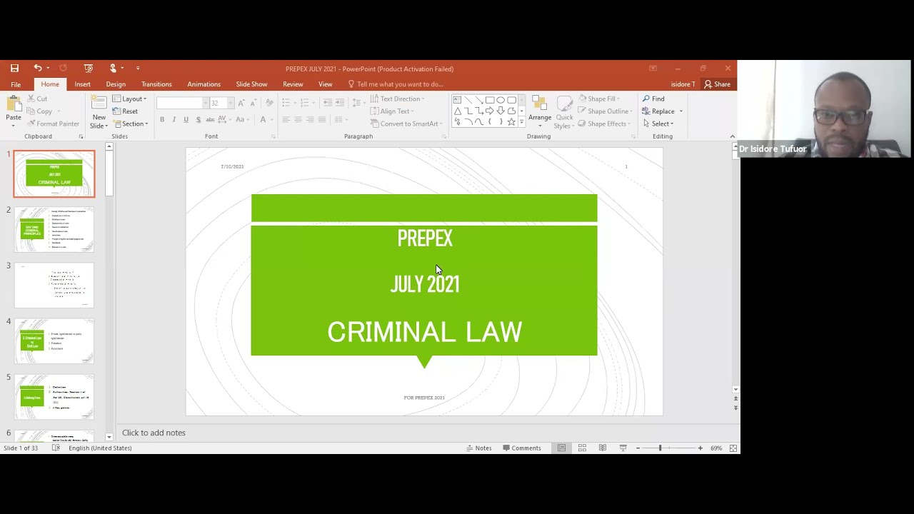 Criminal Law 101