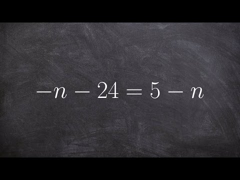 how to isolate a variable on both sides