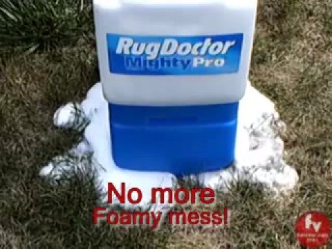 how to drain lower tank rug doctor