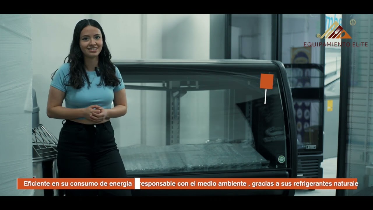 Imbera PHS-14N Vitrina Cremera en color NEGRO