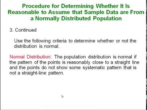 how to assess normality