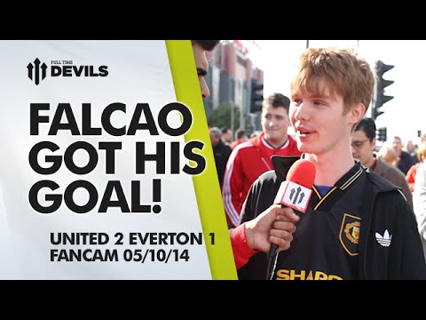 Falcao Got His Goal! | Manchester United 2 Everton 1 | FANCAM Falcao Got His Goal! | Manchester United 2 Everton 1 | FANCAM