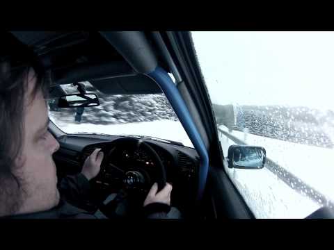how to drive a bmw in the snow