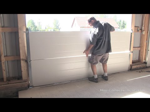 how to install a roll up door