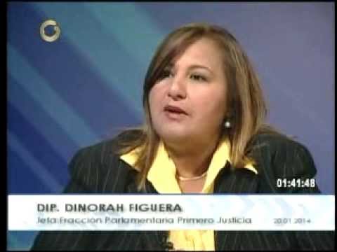 Diputada Dinorah Figuera: 'En 15 años, el socialismo no ha logrado combatir el problema de inseguridad'