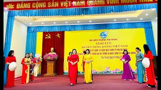 Hội LHPN phường Yên Thanh: Giao lưu Duyên dáng áo dài Việt Nam