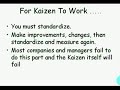 What Is Kaizen - Lean Manufacturing