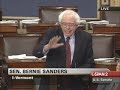 SENATOR BERNIE SANDERS TALKS ABOUT INEQUALITY IN AMERICA pt1